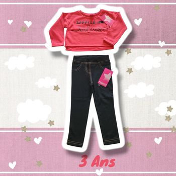 Ensemble 3 ans NEUF 👧