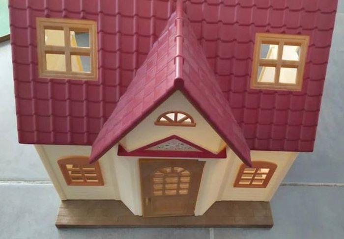 Maison Sylvanian+ figurine lapine et échelle - photo numéro 8