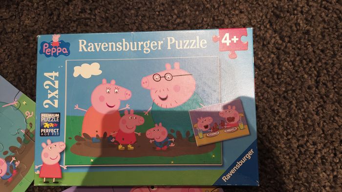Lot de 2 puzzles peppa pig