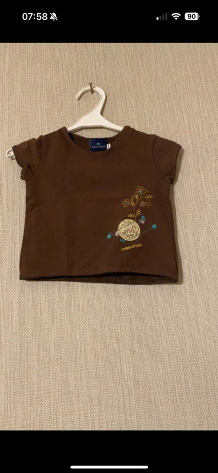 T-shirt marron Sergent Major Taille 2 ans