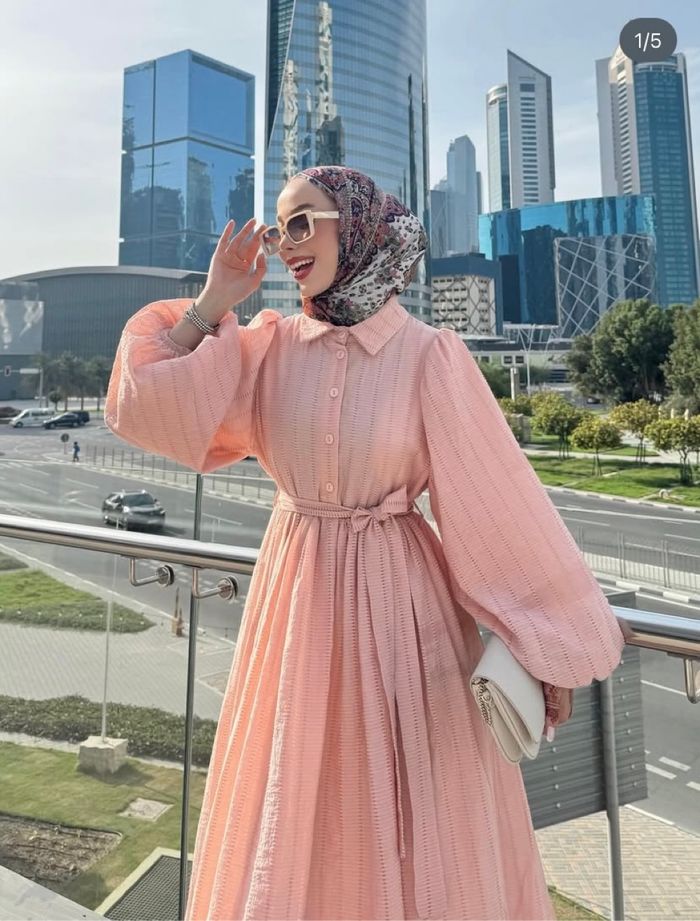 Robe longue rose - photo numéro 5