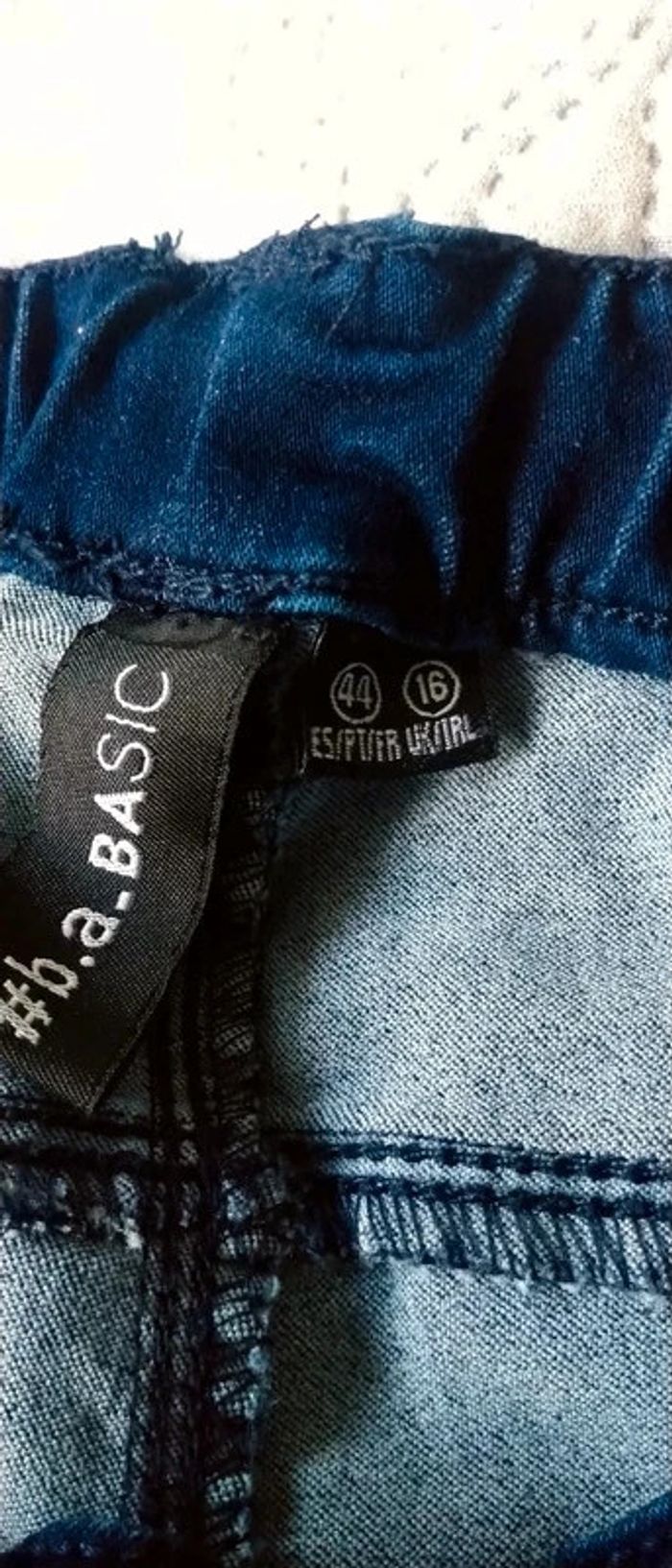 Jegging slim bleu brut femme 44 b. a basic - photo numéro 16