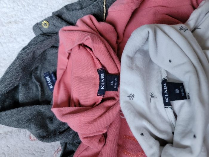 Lot de 3 tee-shirts hiver fille 4 ans - photo numéro 3