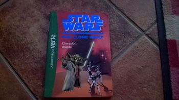 livre star wars the clone wars l invasion droîde