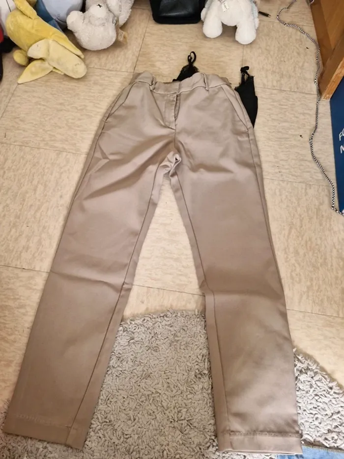 Pantalon beige élégant H&M - photo numéro 3