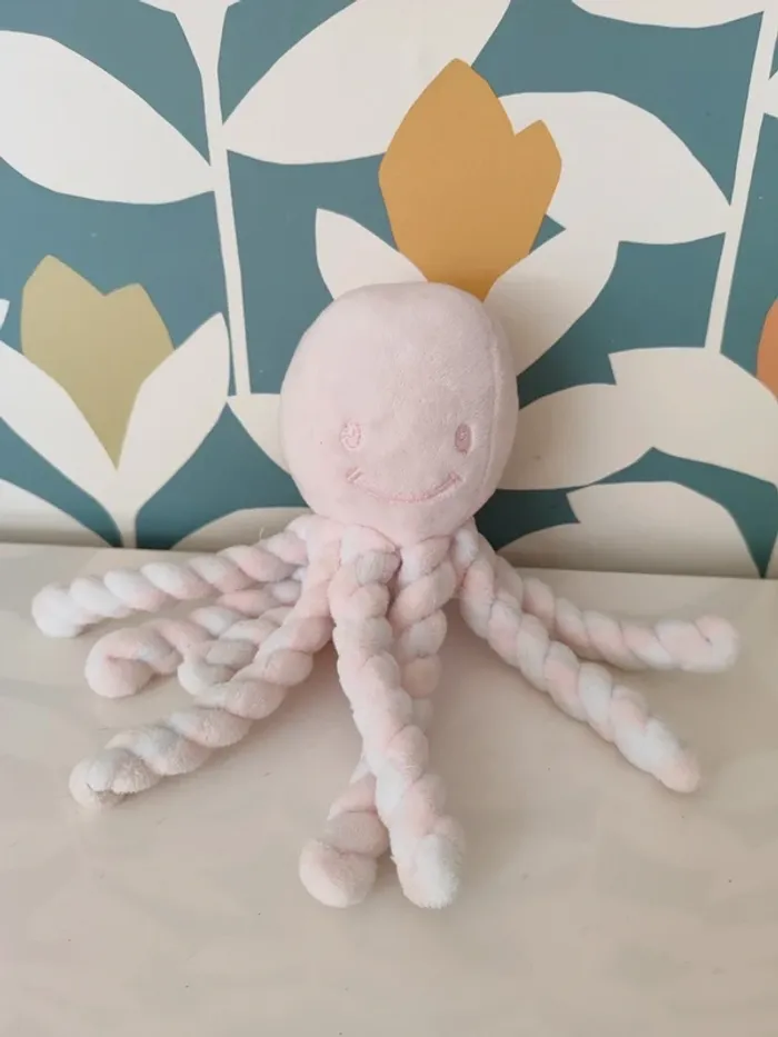 Doudou pieuvre nattou