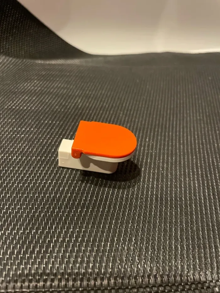 Playmobil WC cuvette toilettes blanc et marron salle de bain maison pièces détachées