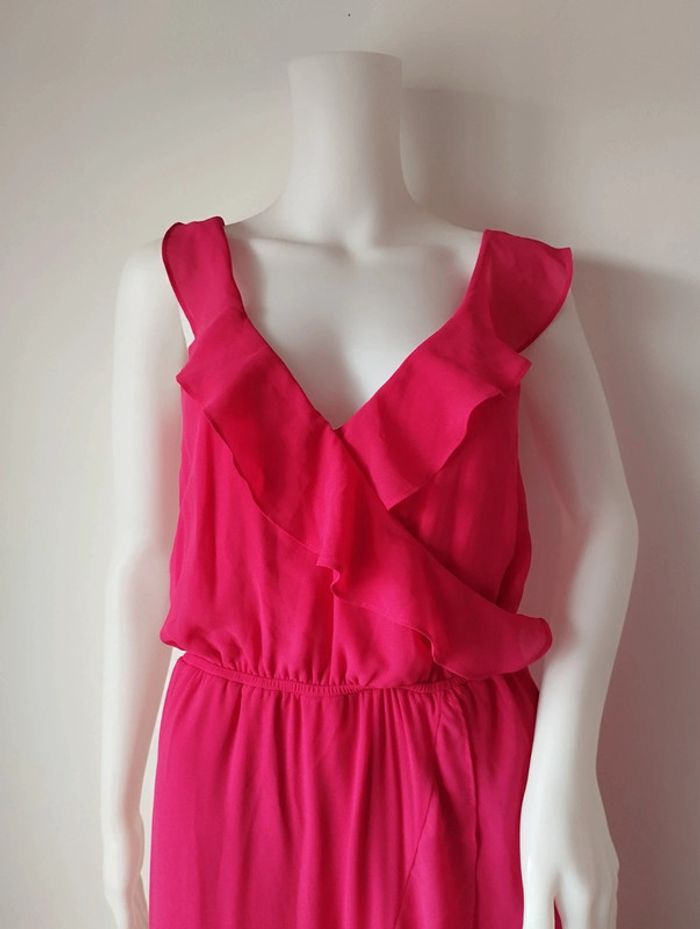 Robe longue fushia asymétrique Morgan taille 34 - photo numéro 2
