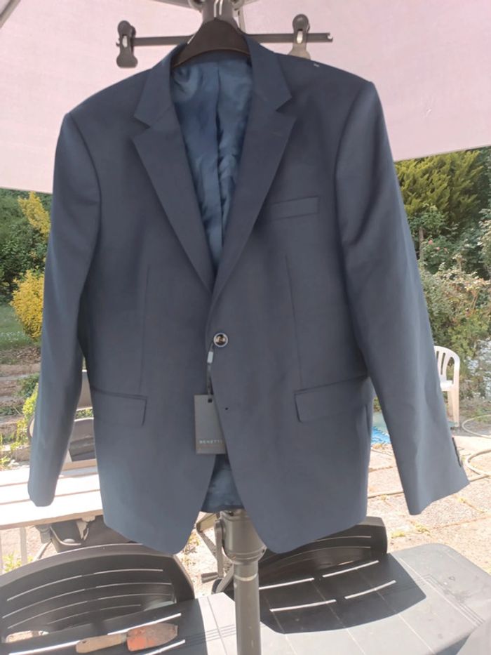 Veste de costume bleu neuf homme - photo numéro 7