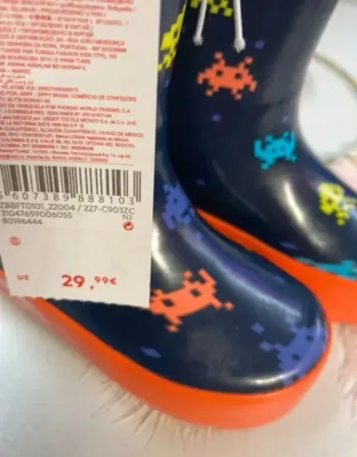 Bottes de pluie garçon (neuf) - Taille 22 - photo numéro 6
