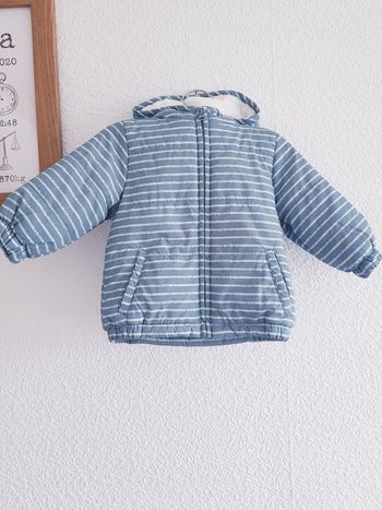 Noukie's - Veste / manteau déperlant doublé de veloudoux avec capuche - Neuf ! (6 mois)