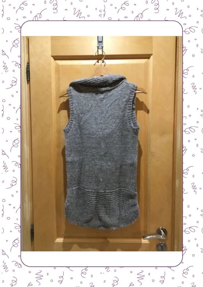 Pull col boule gris camaïeu - photo numéro 2