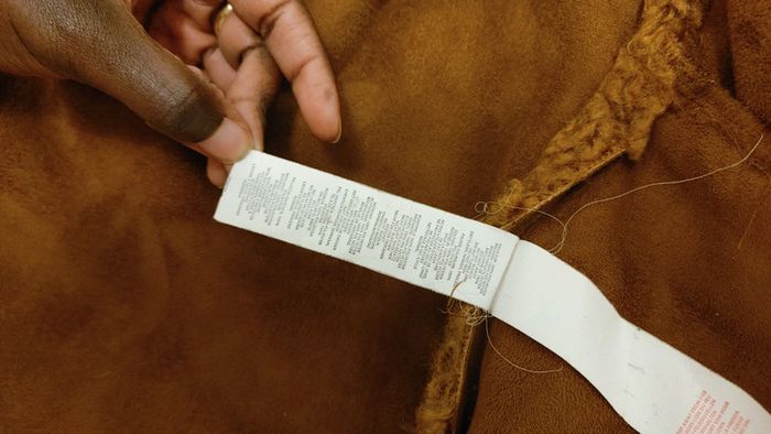 Manteau veste tendance faux shearling teddy bouclé marron brun découpe originale fente - photo numéro 7