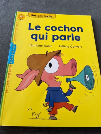 Livre cp milan poche poussin le cochon qui parle