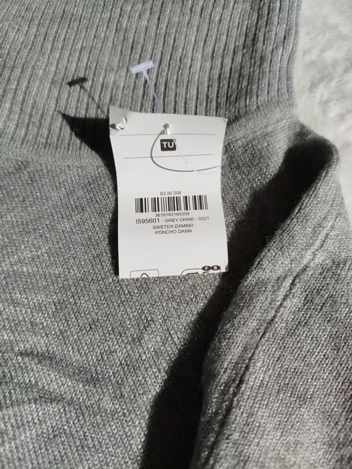 Poncho gris Tex taille unique - photo numéro 4