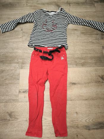 Ensemble lulu castagnette 4ans