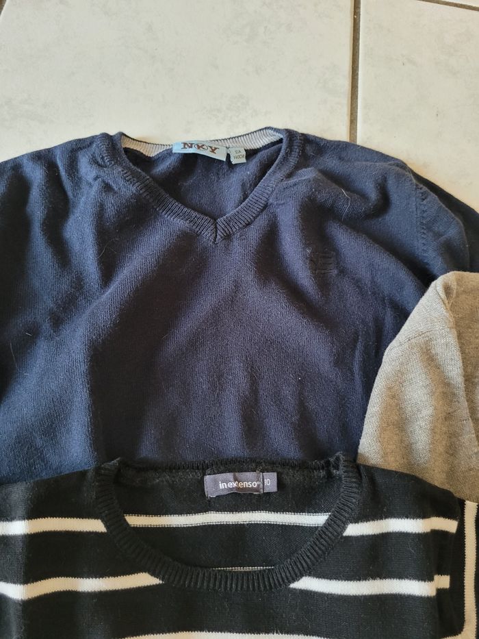 Lot 3 pulls fins garçon - photo numéro 3