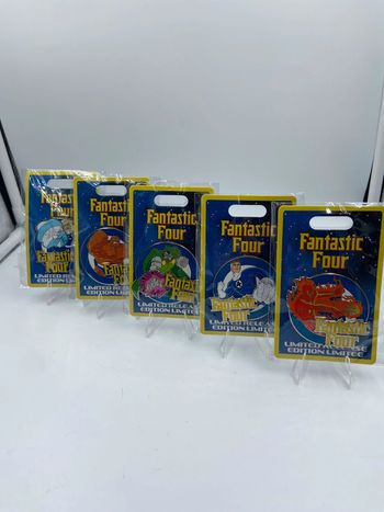 Lot de 5 Pin’s Marvel – Les Quatre Fantastiques & leurs Ennemis – Édition Limitée - Disney / 5sur5