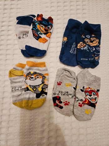 Lot 4 paires de chaussettes Pat patrouilles
