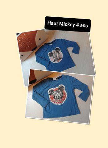 Haut Mickey garçon 4ans