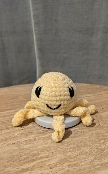 Poulpes au crochet - Fait main - laine chenille 