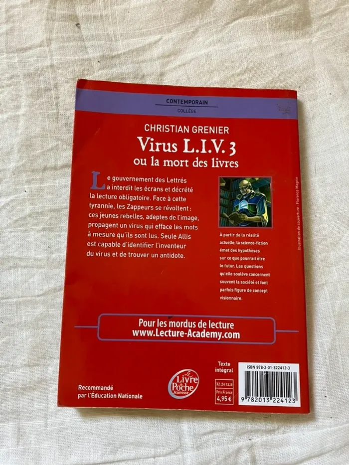 Virus L.I.V. 3 ou la mort des livres - Christian Grenier - photo numéro 2