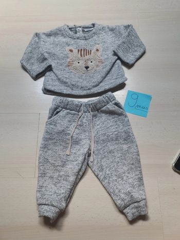 Ensemble gris chiné