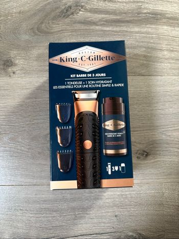 Kit barbe de 3 jours King C. Gillette