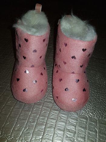 Bottines fourrés bebe fille 3/6 mois