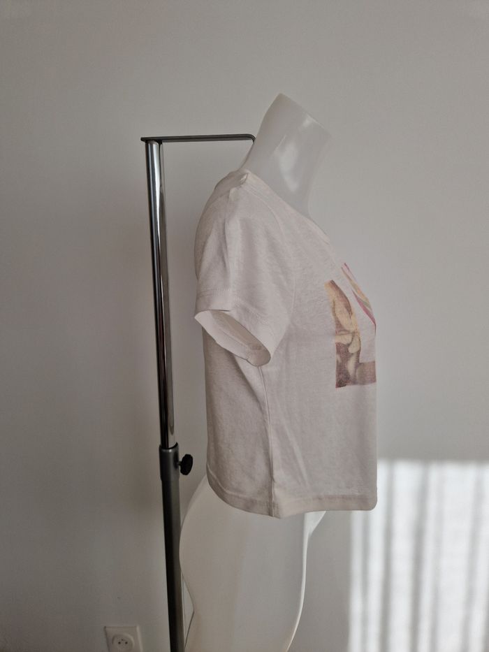 Top court blanc à écriture Love, Jennyfer - photo numéro 5