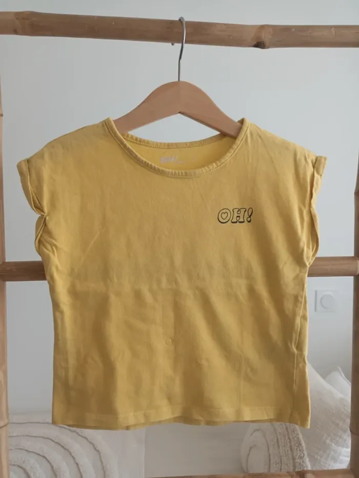 T-shirt jaune 5 ans