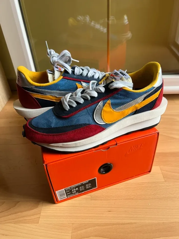Nike ldwaffle sacai blue multi 44.5 - photo numéro 2