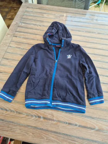 Sergent major gilet zip marine base ball taille 6 ans