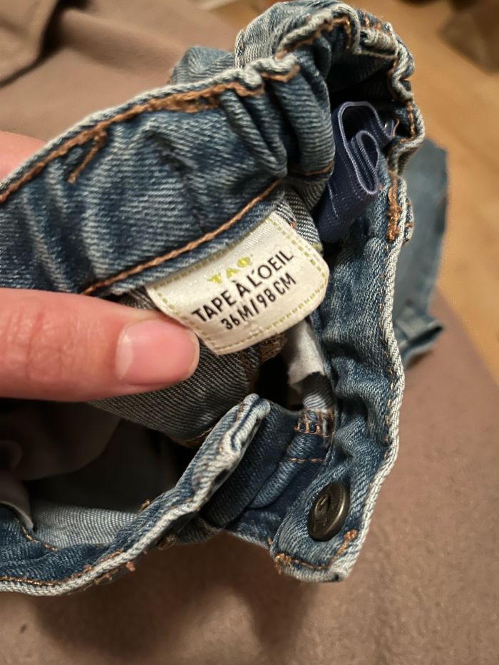 Short jean tape à l’oeil 3 ans - photo numéro 3