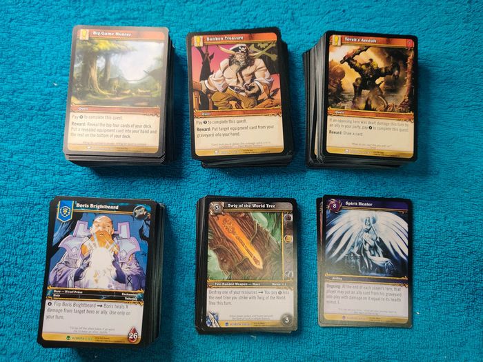 Lot de 360 cartes World of Warcraft WoW Héros d'Azéroth