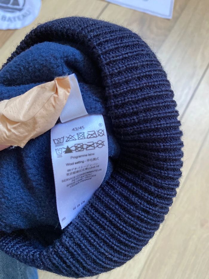 Bonnet double polaire écossais et chaussures ikks - photo numéro 4