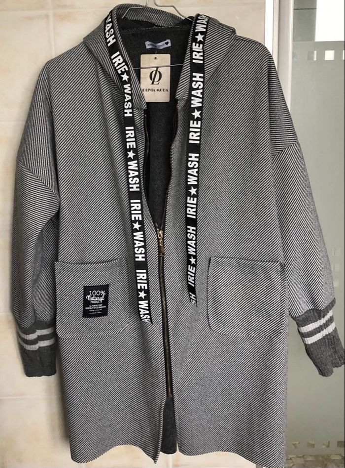 Manteau Sportwear gris - Olivia Moda - photo numéro 2