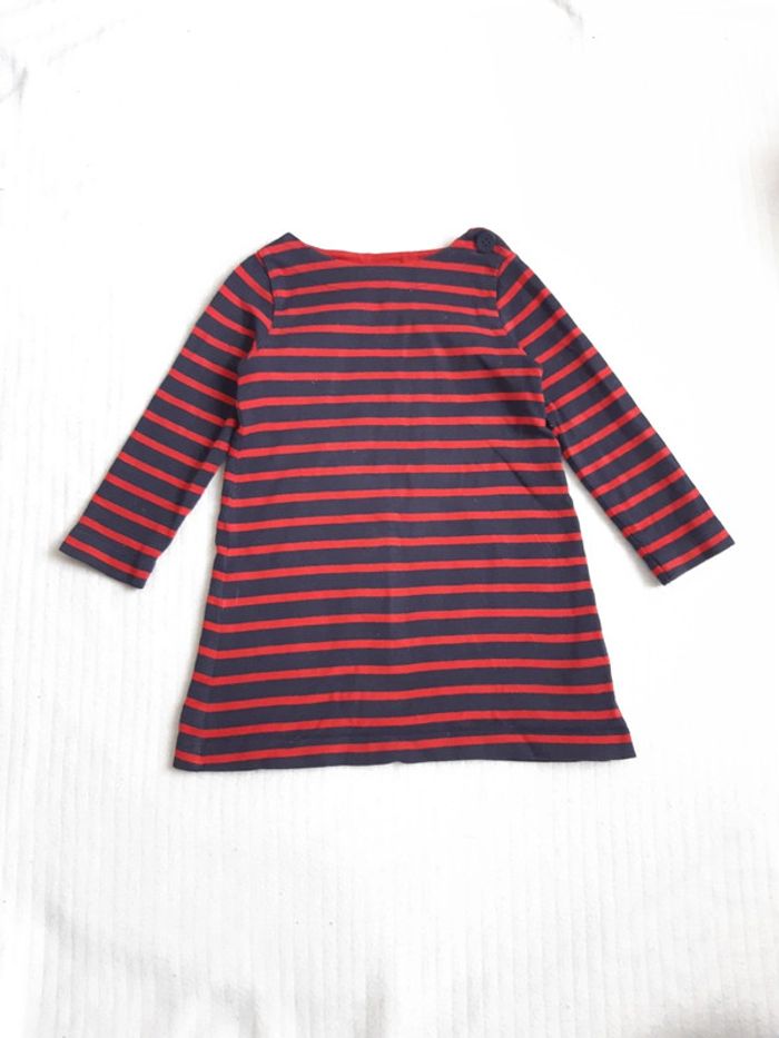 Robe rayée manche longue Petit Bateau 3 ans