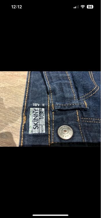 Pantalon jean bleu 10 ans skinny