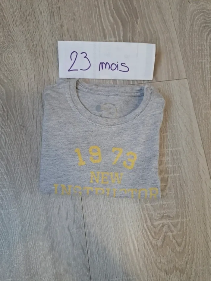 T-shirt manche longue 23 mois - photo numéro 3