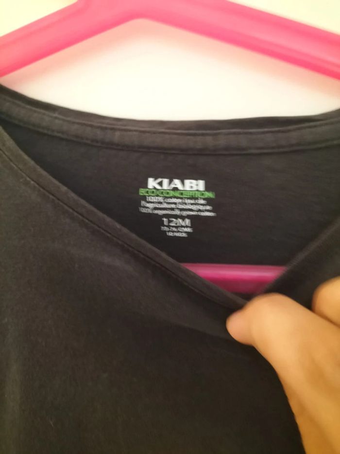 Tee shirt manches longues kiabi 12 ans tbe - photo numéro 3