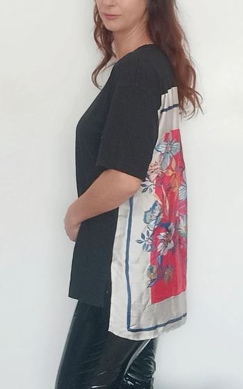 Tunique asymétrique dos satiné Zara taille 36