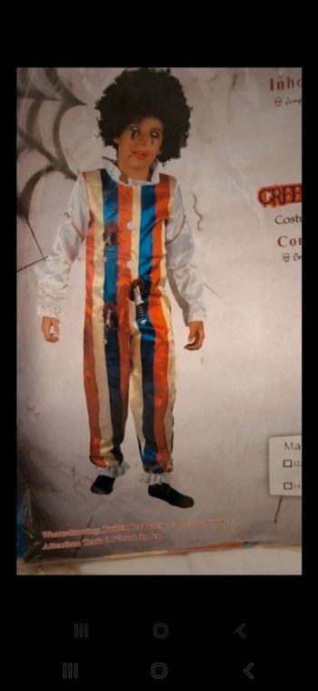 Deguisement halloween clown