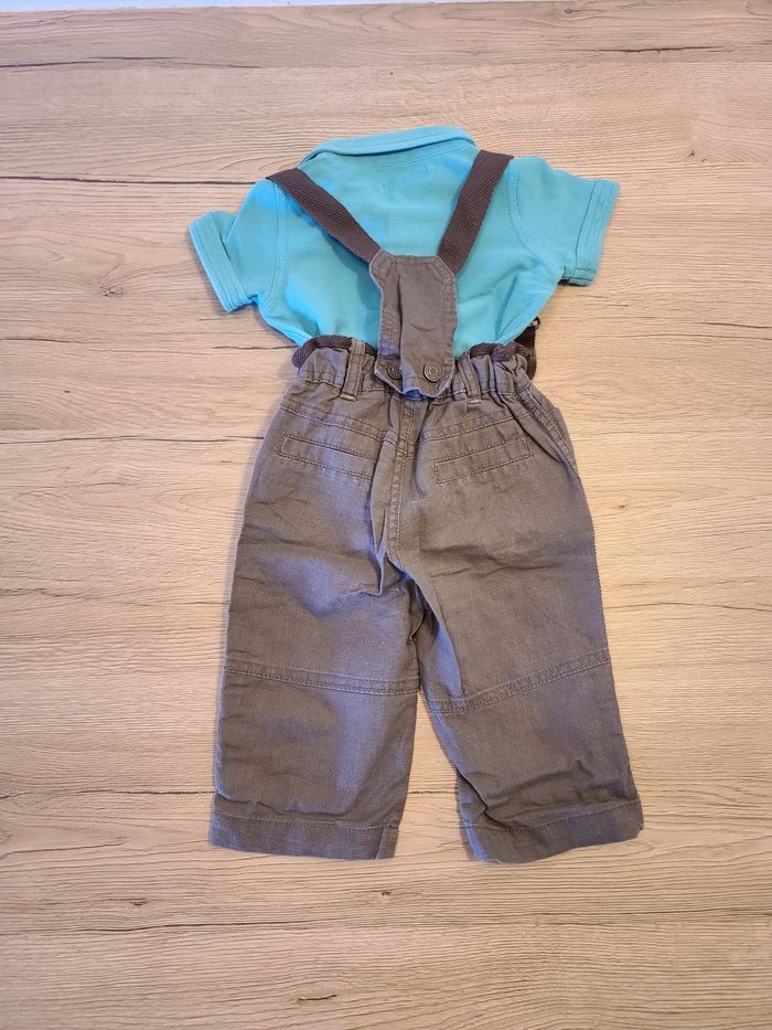 Ensemble tee-shirt manches courtes pantalon léger 6 mois - photo numéro 2