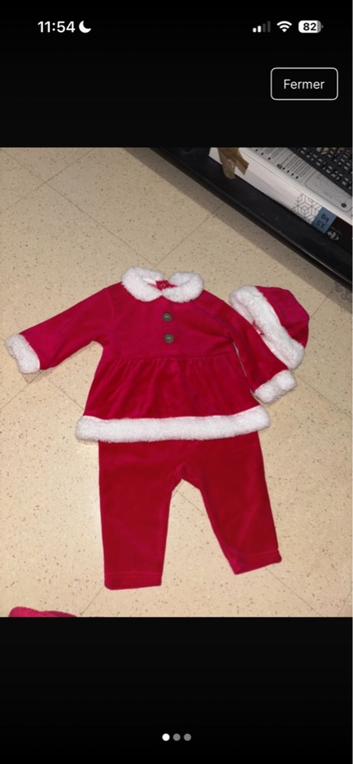 Ensemble de Noël bébé 9 mois  neuf