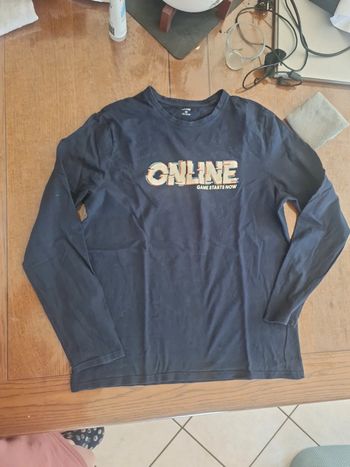 Polo tee shirt manche longue