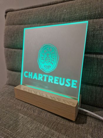 Lampe led Chartreuse