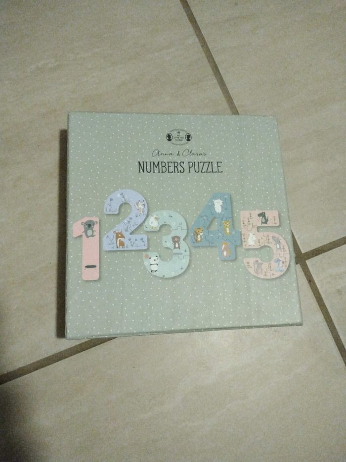 Puzzle nombres jusqu'à 5