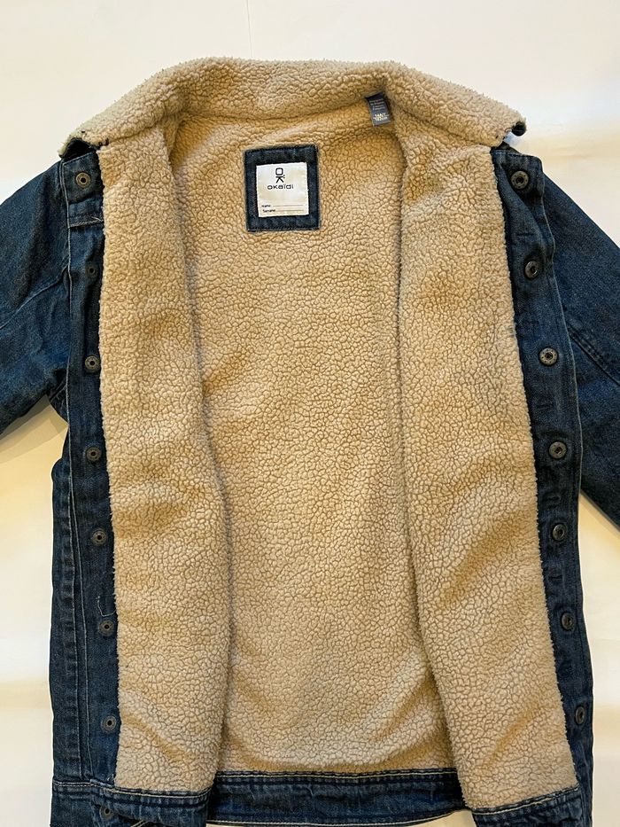 veste en jean en moumoute 14 ans - photo numéro 6