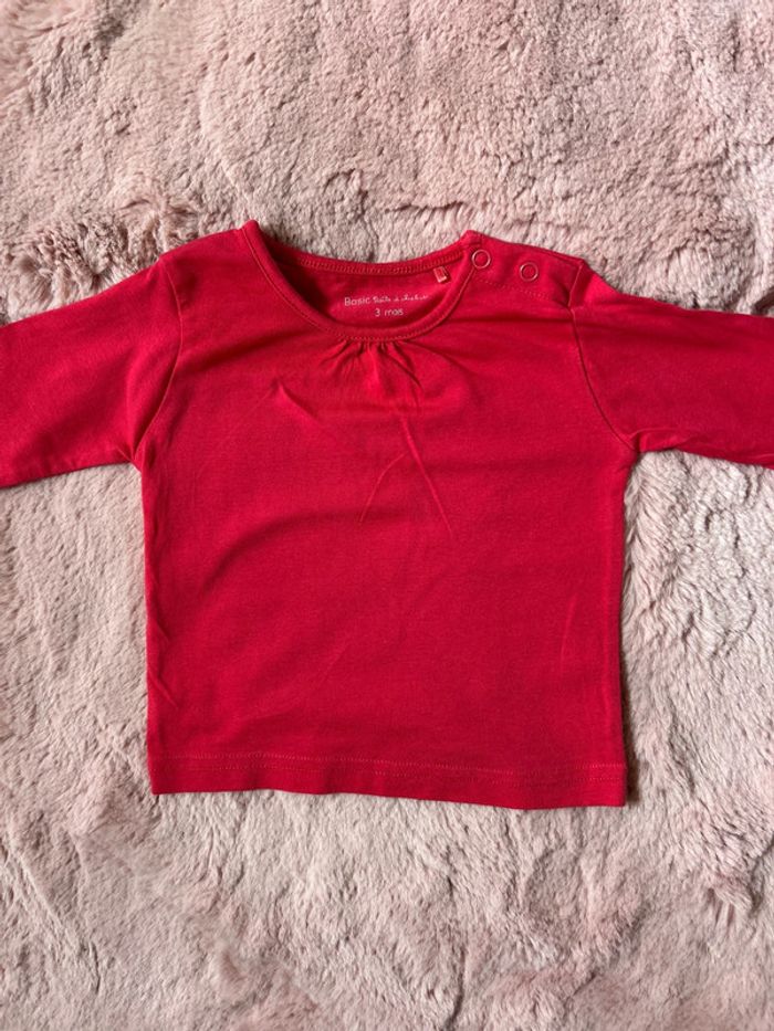 Lot de 4 Tshirts manches longues 3 mois - photo numéro 8